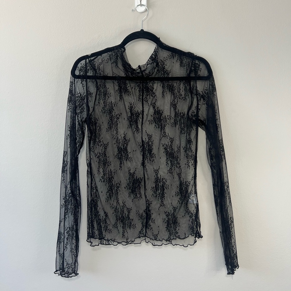 Black Lace Top